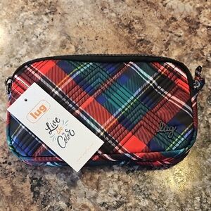lug Plaid Crossbody Bag in Red, Green, Blue, Black